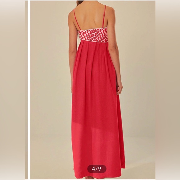 Farm Rio (knock off) Red Koi Dress (M) - Picture 4 of 12